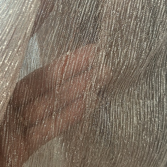 BB Dakota Love To Love You Pink Metallic Midi Cocktail Dress - Picture 12 of 13